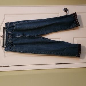 Men's flannel lined jeans L.L.Bean size 34 x 34